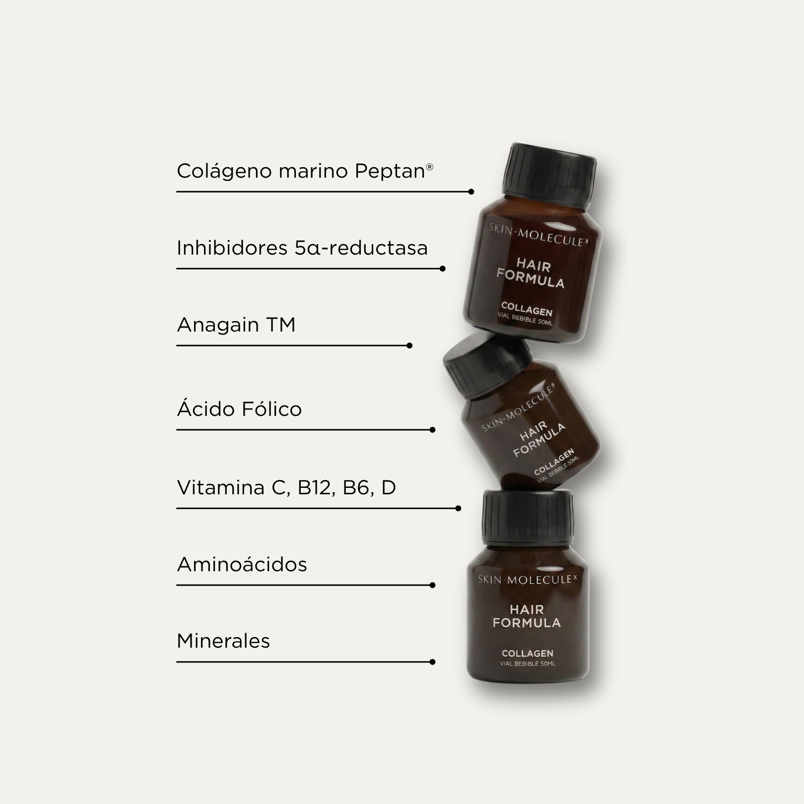 HAIR FORMULA · COLÁGENO PARA PELO · PLAN 27 DÍAS